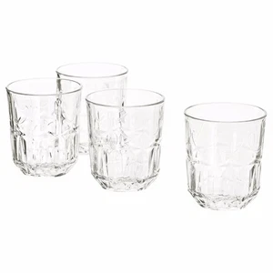 NUOVO IKEA SALLSKAPLIG modello vecchio moda set di 4 bicchieri 9 oz trasparente - Foto 1 di 11