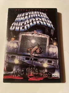 STEPHEN KING MAXIMUM OVERDRIVE (DVD, 1986) W/ INSERT HORROR  OOP - Bild 1 von 6