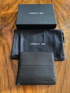 Cartera Cerruti 1881 cuero genuino negra - Imagen 1 de 9