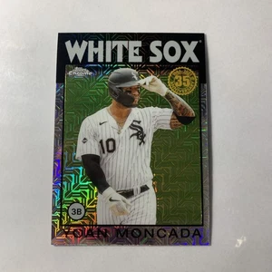 2021 TOPPS CHROME #86BC-9 YOAN MONCADA Silver Pack Chicago White Sox - Foto 1 di 2