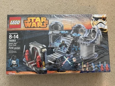 75093 DEATH STAR FINAL DUEL rotj star wars lego sealed NEW legos set darth vader - Image 1 of 2
