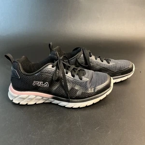Fila Tennis Shoes Black Grey Pink 5RM00721-059 Women 8.5 Running Athletic Walk - Picture 1 of 9