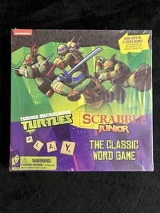 Scrabble Junior - Teenage Mutant Ninja Turtles, NEW IN ORIGINAL SEALED BOX - Picture 1 of 9