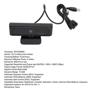 Facial Recognition Webcam For 10 11 HD 1080P 30FPS USB PC Webcam For CB - Bild 1 von 22