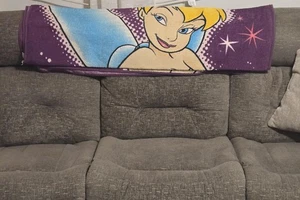 Coperta Vintage Y2K Disney Tinker Bell Credere Lancio 47x60 Decorazione Biancheria da Letto Ragazze - Foto 1 di 11
