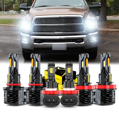 PARA MITSUBISHI Outlander Sport 2011-2019 6X Faro LED + Luz antiniebla Bombillas altas/bajas Foto 1 de 4