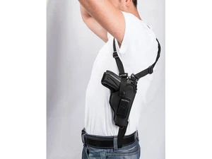 Vertical Shoulder Holster - Adjustable Nylon Gun Holster (S / M / L Sizes) - Picture 1 of 6