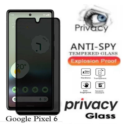 For Google Pixel 6/ Nokia X30 Motorola Moto G52 Anti-Spy Privacy Tempered Glass - Image 1 of 4