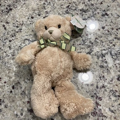 First and Main Plush Bear Marshall Beige with Neck Scarf Number 1274 NWT - Image 1 of 4