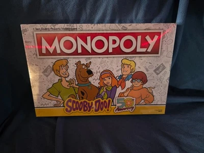 MONOPOLY: Scooby-Doo 50th Anniversary limited edition NEW SEALED Board Game - Image 1 of 2