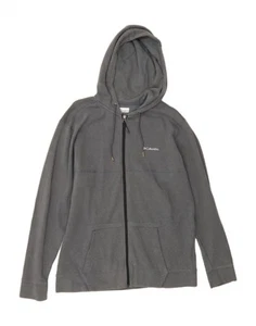 COLUMBIA Mens Zip Hoodie Sweater XL Grey Cotton KP14 - Picture 1 of 3