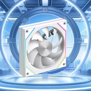 12cm RGB Case Fans 5V-3PIN PWM Silent Computer CPU Cooling Fan (White Regular) U - Bild 1 von 9