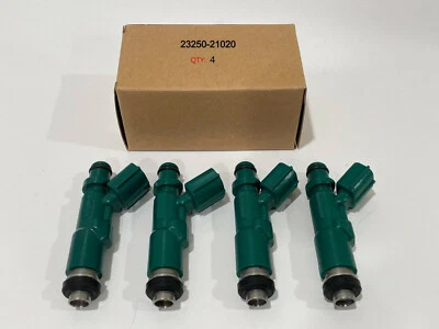 Juego de 4 inyectores de combustible Aisin 23250-21020 2000-2005 Toyota Echo 1NZ-FE 1,5 L Foto 1 de 4