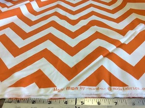 HALF MOON MODERN-ORANGE #32349-17 BY MODA- BY THE YARD - Picture 1 of 3