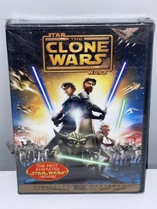 Star Wars: The Clone Wars (DVD, 2008) Case/Artwork has dings/imperfections - NEW - Bild 1 von 2
