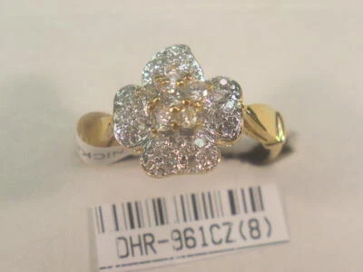 # 10..Pc's лот дизайнерские кольца * специальный * имитация DIAMOND кубический цирконий 961CZ - Изображение 1 из 3