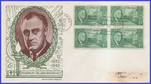 USA3 # 930 ADDR SMARTCRAFT FDC BL4 F.D.R. y Hyde Park - Imagen 1 de 1
