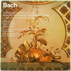 BOSSE BACH TRIPLE CON. & PISCHNER HARPSICHORD CON.  ETERNA ED.1 STEREO 826843 NM - Picture 1 of 3