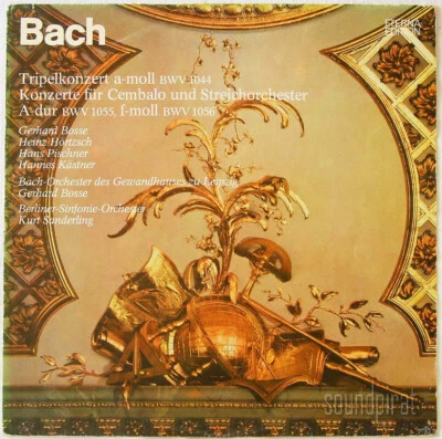 BOSSE BACH TRIPLE CON. & PISCHNER HARPSICHORD CON.  ETERNA ED.1 STEREO 826843 NM - Image 1 of 3