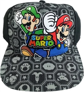Boys Nintendo Super Mario Hat Snapback Baseball Cap Video Game Gift OSFM Gift - Picture 1 of 5