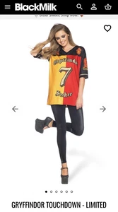 Blackmilk GRYFFINDOR TOUCHDOWN OG - LIMITED (XS) OLD BM FIT - Bild 1 von 3