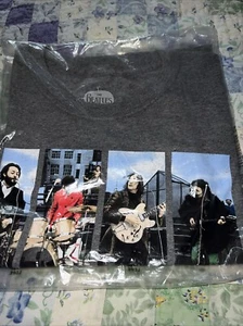 NEW The Beatles "Let It Be" Graphic Concert T-Shirt Gray 2021 Adult Size Large L - Picture 1 of 1