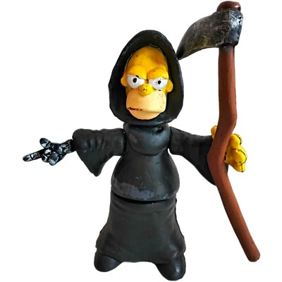 Homer Simpson PARODY Grim Reaper FIGURE Mexico Toy THE SIMPSONS NEW - Image 1 of 4