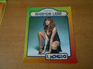 cartolina-AMANDA LEAR i grandi della musica inserto allegato al MONELLO-cm.15x19 - Imagen 1 de 2