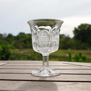 Bryce Higbee Panelled Thistle Wine Glass 1915 - Picture 1 of 4