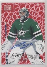 2020-21 Skybox Metal Universe Premium Prospects Jake Oettinger Rookie Auto RC