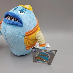 Baboso Beanbag Peluche Monsters Inc University Blue Shark Monster Disney 6,5 pollici - Foto 1 di 6