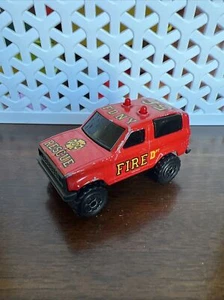 Vintage Majorette Sonic Flashers FDNY #56 Fire Dept Diecast Bronco Red - Picture 1 of 8