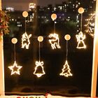 LED Christmas Lights with Suction Cup Indoor Outdoor Window Hanging String Lamps
