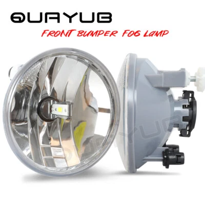 For GMC Yukon XL2500 2007-2013 Fog Lights Bumper Lamps Clear Lens Replace - Image 1 of 4