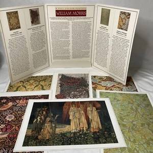 Vintage 1996 William Morris Posterbook w 6 Full Color Poster Prints Reproduction - Picture 1 of 10
