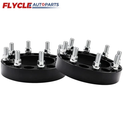 2 piezas espaciadores de rueda de 1,5" 8x6,5 a 8x180 para GMC Sierra Silverado 2500 3500HD Foto 1 de 4