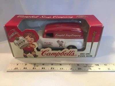 Campbell's 1951 GMC Panel Bank Die Cast Metal Bank - Image 1 of 4
