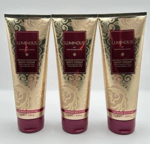 NUEVO Bath & Body Works Crema Corporal Luminosa Juego de 3 piezas Manteca de Karité Tamaño Completo 24oz - Imagen 1 de 3