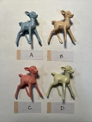 Marx пластиковые фигурки оленей лесных животных Уолта Диснея ВЫБЕРИТЕ ОДНУ! - Изображение 1 из 4