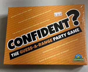 Confident? the Guess-A-Range Party Game USA Edition 2-30 Players Trivia New - Picture 1 of 2