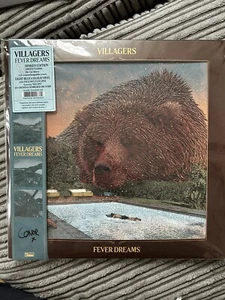 Villagers Fever Dreams Dinked blue LP + flexi 7" #161/1000 SEALED Hand Signed - Foto 1 di 2