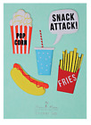 Meri Meri Snack Attack Stickers Puffy Designed in England Teen fun