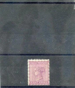 Indien Sc 44 (SG 99) * Sehr guter Erhaltungszustand OG 1882 8c ROSENVIOLETT 90 $ - Bild 1 von 1