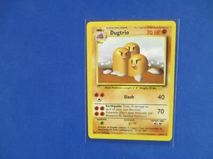 Pokemon Base Set "Dugtrio" EX- CASI NUEVO VER ESCANEOS - Imagen 1 de 2
