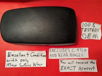 ✅OEM 2013 2014 2015 MAZDA CX-5 CX5 REPOSABRAZOS CONSOLA CENTRAL TAPA DE ALMACENAMIENTO NEGRO BONITO Foto 1 de 4