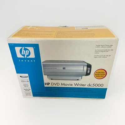 HP DVD Movie Writer dc5000 External DVD Writer Built In Video Transfer - Image 1 of 4