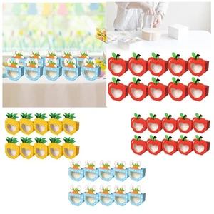 10x Folding Candy Boxes Paper Gift Packaging Box Cute Treat Boxes - Picture 1 of 18