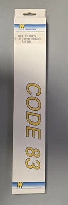 Walthers 948-891 HO Scale Code 83 #5 Left Hand Switch Turnout - Image 1 of 2