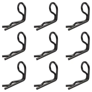 30-Pack 90-Degree Angle Body Clips Bent Springy Pins for All 1/10 Scale Model - Picture 1 of 6