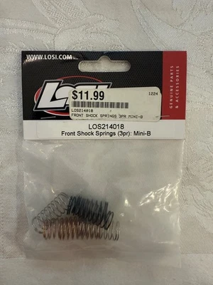LOSI LOS214018 Mini-B Front Shock Springs (3) HH - Image 1 of 2
